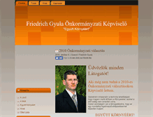 Tablet Screenshot of friedrichgyula.ingyenblog.hu