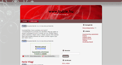 Desktop Screenshot of buble.ingyenblog.hu