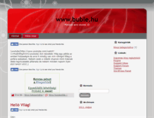 Tablet Screenshot of buble.ingyenblog.hu